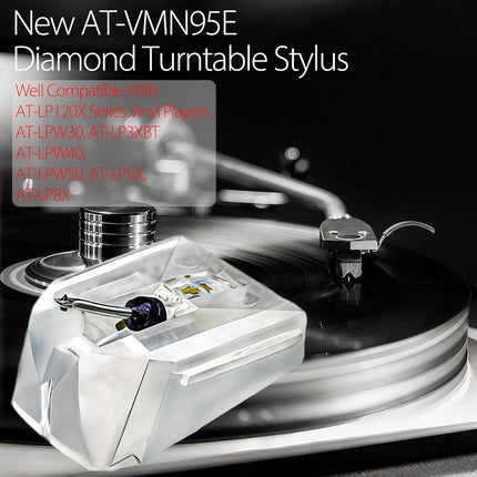 AT-VMN95E Elliptical Replacement Stylus for AT-VM95 Series Cartridges