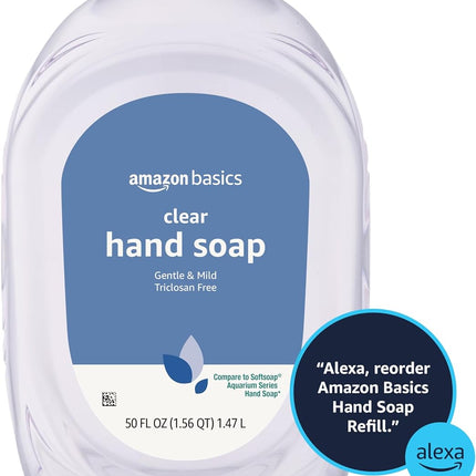 Gentle & Mild Clear Liquid Hand Soap Refill, 50 fl oz