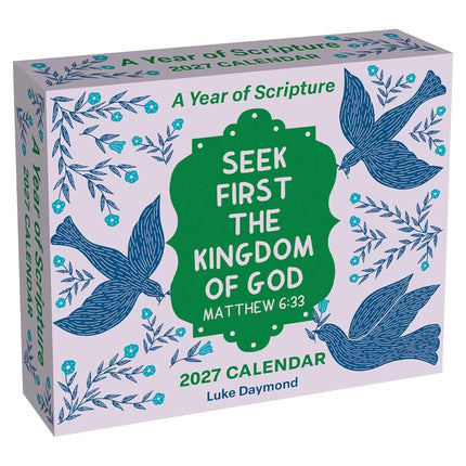 SourceToHome FuenteACasa A Year of Scripture 2027 Day-to-Day Calendar: Seek First the Kingdom of — Home & Lifestyle
