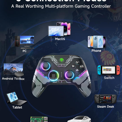 X15 Wireless PC Controller with Hall Effect Joysticks & Triggers