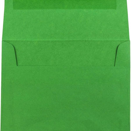 A6 Green Recycled Invitation Envelopes - 4 3/4 x 6 1/2 - 50 Pack