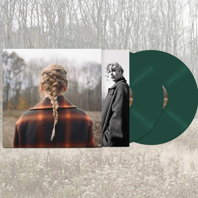 evermore Transparent Green 2 LP Vinyl