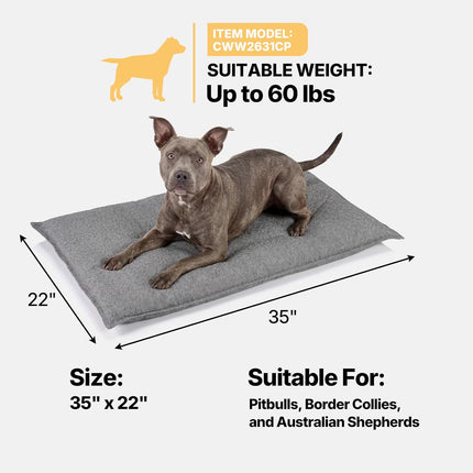 Chew-Resistant Dog Crate Pad and Bed Mat