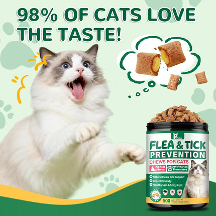 PawHaven RefugioPata Flea and Tick Prevention for Cats, 500 Cat Flea Treatment — Pet Supplies