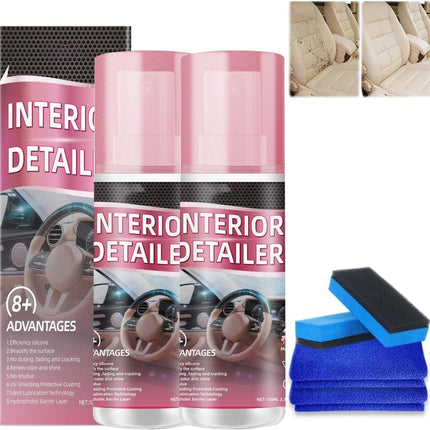 2PCS All Purpose Car Interior Polishing Cleaner Spray