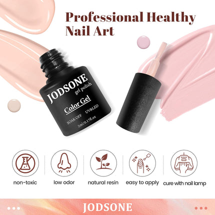 23-Piece Multicolor Gel Nail Polish Set with Base, Glossy & Matte Top Coats