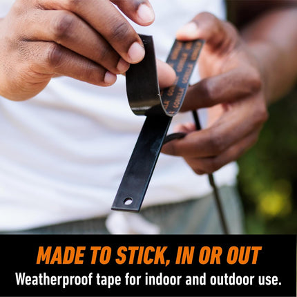 Heavy Duty Double Sided Mounting Tape, Black, 1 in. x 120 in.