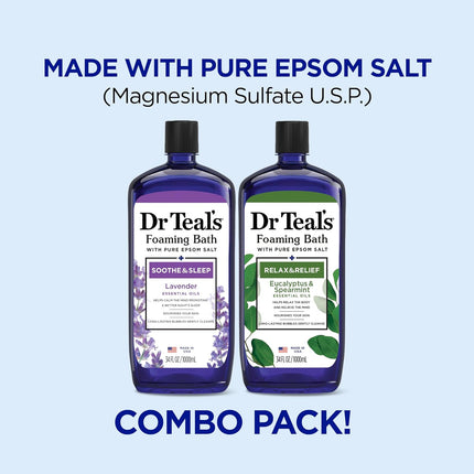 HomeChef ChefDelHogar Dr Teal's Foaming Bath with Pure Epsom Salt, Lavender & Eucalyptus — Kitchen & Home