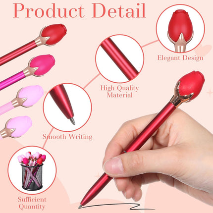 HomeChef ChefDelHogar 24 Sets Mother's Day Gifts Bulk, Rose Flower Ballpoint Pens with Mother's — Kitchen & Home