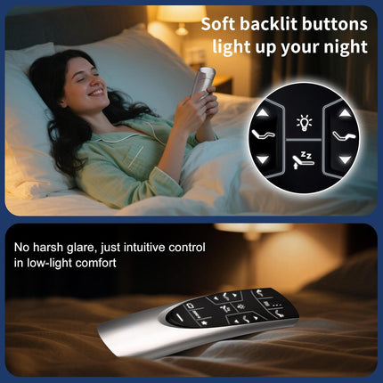 NexWave OndaNex Replacement Remote for Tempurpedic Ergo/Ergo Extend Adjustable Bed Base — Smart Tech