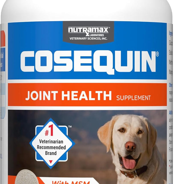 Dog Joint Health Supplement with Glucosamine, Chondroitin and MSM, 132 Chewable Tablets