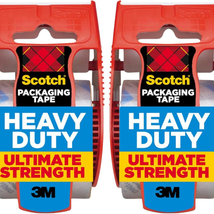 SourceToHome FuenteACasa Scotch Heavy Duty Packaging Tape, 2 Inches x 800 Inches, Clear - 2 Count — Home & Lifestyle