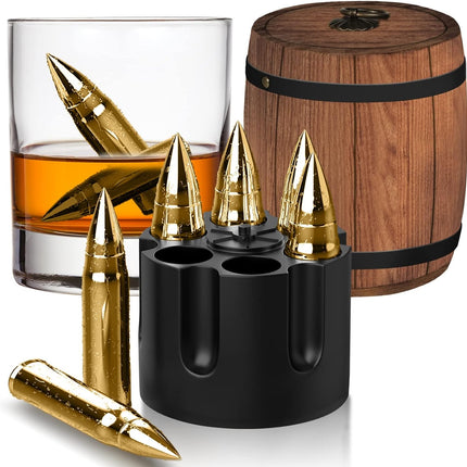 Whiskey Stone Gift for Men, Dad, Husband & Bourbon Fans