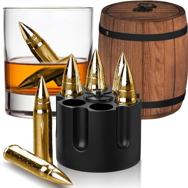 Whiskey Stone Gift for Men, Dad, Husband & Bourbon Fans