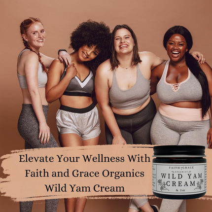 Organic Wild Yam Cream for Women - 2 oz