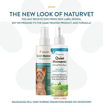 PawHaven RefugioPata NaturVet Quiet Moments Herbal Calming Room Spray Dog Supplement — Pet Supplies