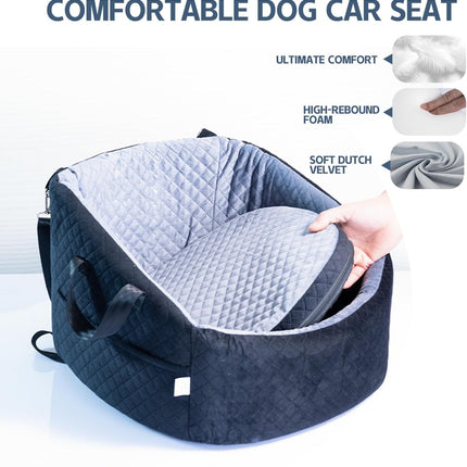 PawHaven RefugioPata TOPOmericeDog Car Seat for Small Dogs up to 30 lbs, Pet Booster Seat with — Pet Supplies