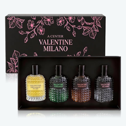Valentine Cologne 4-Piece Eau de Parfum Set for Men