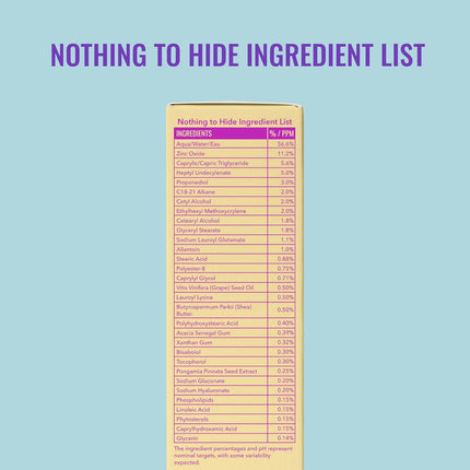 Moisturizing Rich Sunscreen SPF 30 Mineral Zinc Oxide Face Sunscreen