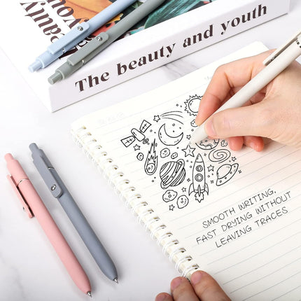 SourceToHome FuenteACasa FIOVER 5pcs Gel Pens Quick Dry Ink Pens Fine Point Premium Retractable — Home & Lifestyle