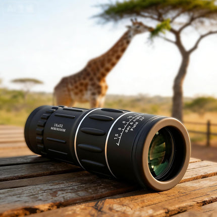 16X52 High Power Compact Monocular Telescope with HD Lens