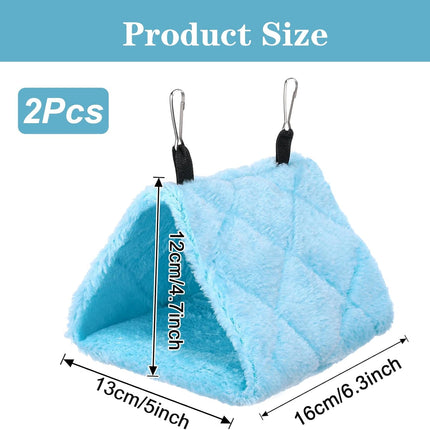 2 Pack Warm Hanging Bird Nest House in Navy Blue and Grey