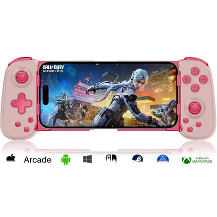 Wireless Gaming Controller with Hall Effect Joystick, Turbo, Gyro & Vibration