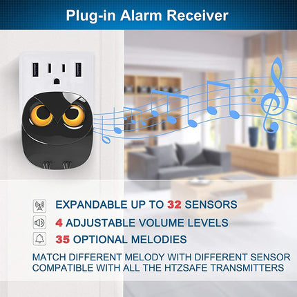 1/2 Mile Long Range Wireless Driveway Alarm-HTZSAF - image 3