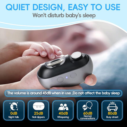 3-in-1 Electric Nail Clipper with LED