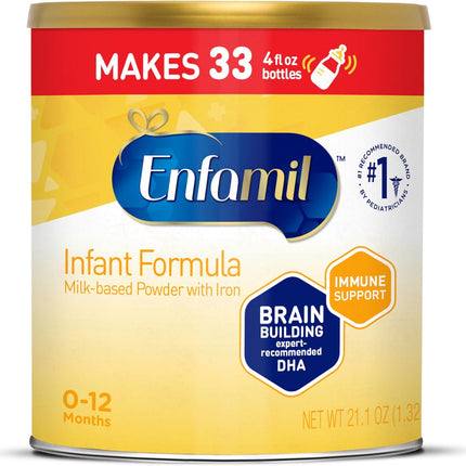 Infant Milk-Based Powder Formula with Iron, DHA & Choline, 21.1 oz