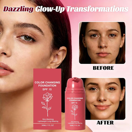 GlowEssence EsenciaLuz Korean Color Changing Foundation, Foundation For Mature Skin — Beauty & Self-Care