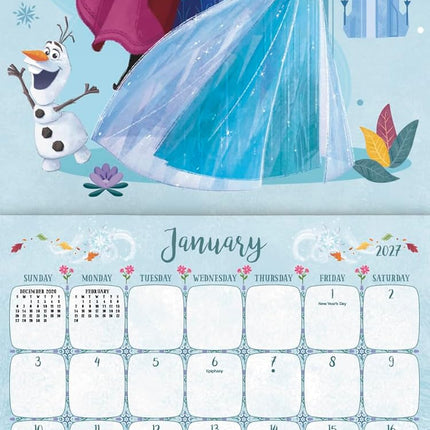 2027 Wintry Character Wall Calendar