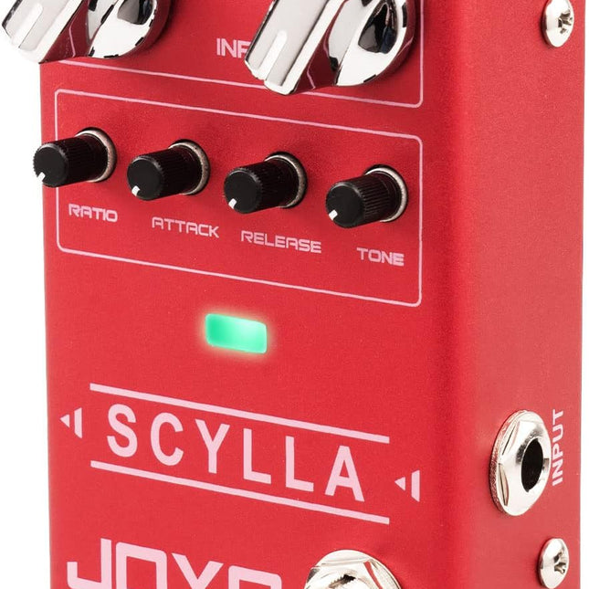 Bass Compressor Guitar Pedal with Optical Circuit
