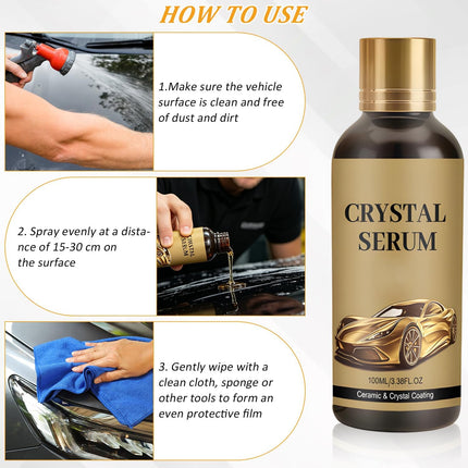 GlowEssence EsenciaLuz 2PCS PTZ Crystal Serum Advanced Graphene Ceramic Coating for Cars — Beauty & Self-Care