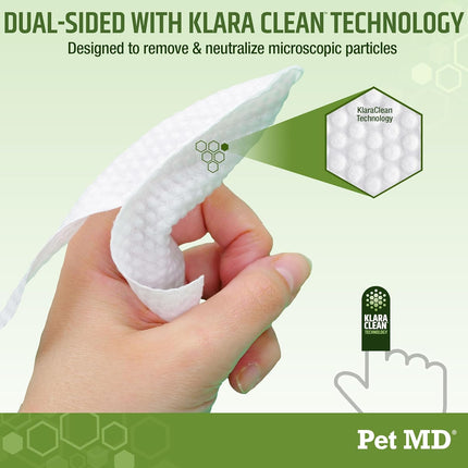 PawHaven RefugioPata Pet MD Dog Ear Cleaning Wipes – Otic Cleanser for Dogs — Pet Supplies