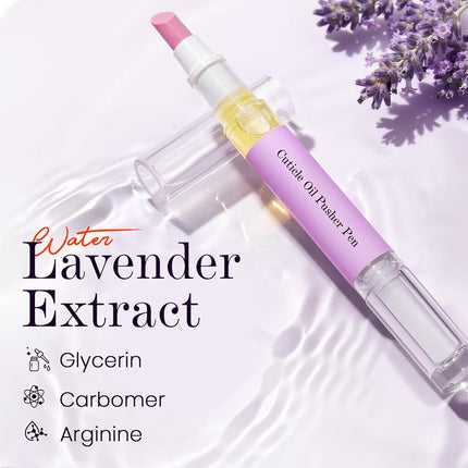 2-Piece 2-in-1 Ceramic Cuticle Remover and Oil Pusher Pen Set