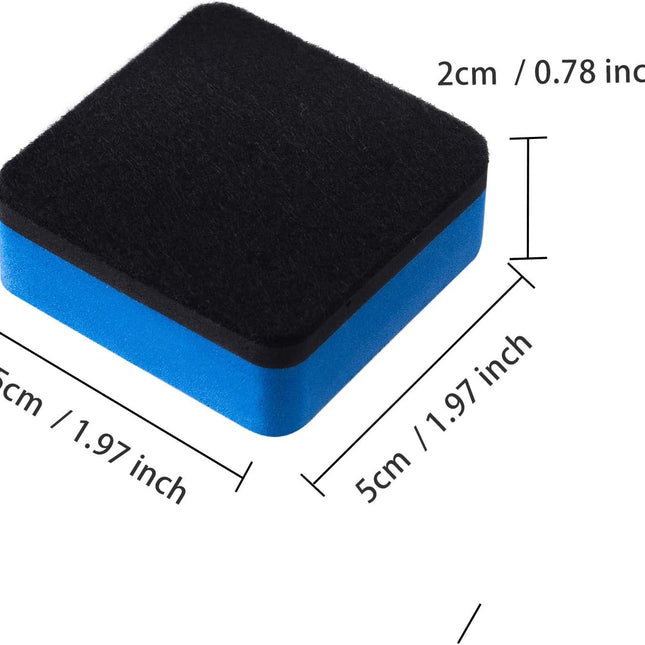 48 Pack Blue Magnetic Cube Dry Erase Erasers