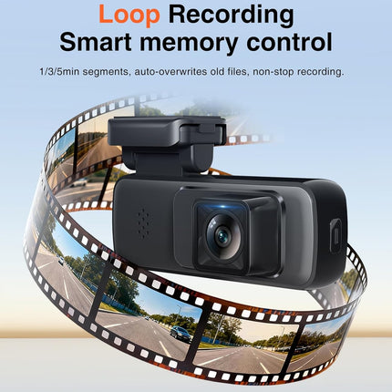 NexWave OndaNex AINAVI Front Dashcam for Cars, Mini 2K Dash Camera, Dash Cam Built-in WiFi — Smart Tech