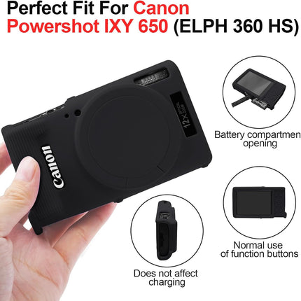 NexWave OndaNex Easy Hood Case for Canon PowerShot IXY 650/ELPH 360 Camera — Smart Tech