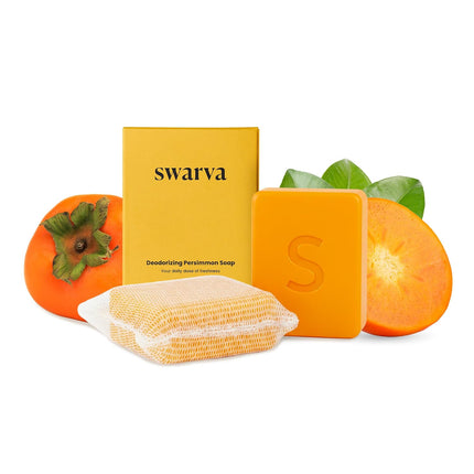 Japanese Persimmon Cleanser Bar 2-Pack Bundle for Body Odor