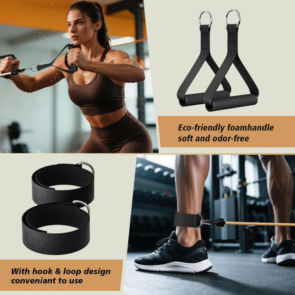 WHATAFIT Resistance Bands - color coded levels