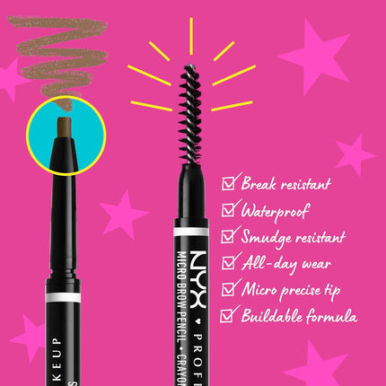 PROFESSIONAL MAKEUP Micro Brow Pencil, Precise Eyebrow Pencil - Taupe — Beauty & Self-Care