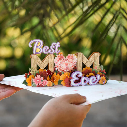 3D Mother's Day Pop-Up Card, Best Mom Ever