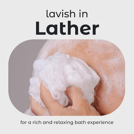 GlowEssence EsenciaLuz MainBasics Bath Shower Loofah Sponge Pouf Body Scrubber Exfoliator Body — Beauty & Self-Care