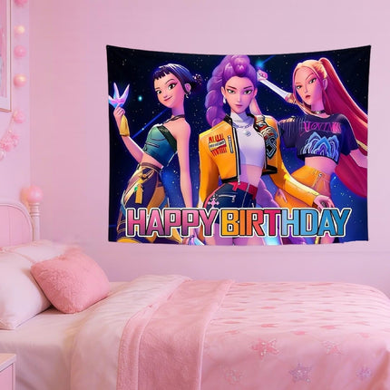 Movie Hunter Birthday Banner Backdrop, 5x3 ft