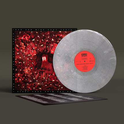 Hen's Teeth Clear White with Metallic Silver Vinyl