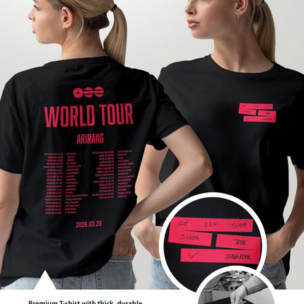 Arirang World Tour Seven Members Graphic T-Shirt