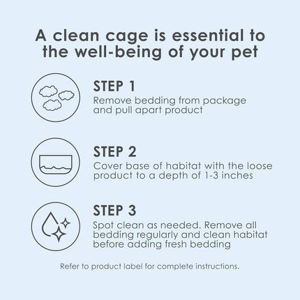 SourceToHome FuenteACasa Kaytee Clean & Cozy White Paper Bedding, Made for Small Animals, 49.2 — Home & Lifestyle