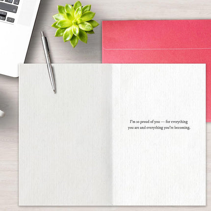 Heartfelt Proud of You Congratulations Greeting Card