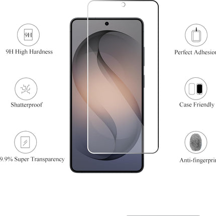 Glass Screen Protector for S26 Ultra 6.9 Inch, 3 Pack with 2 Camera Lens Protectors